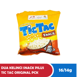 DUA KELINCI SNACK PILUS TIC TAC ORIGINAL PCK 16/14g