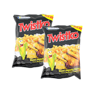 TWISTKO SNACK JAGUNG BAKAR PCK 40g