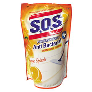SOS PEMBERSIH LANTAI REFILL ORANGE PCH 725/700mL
