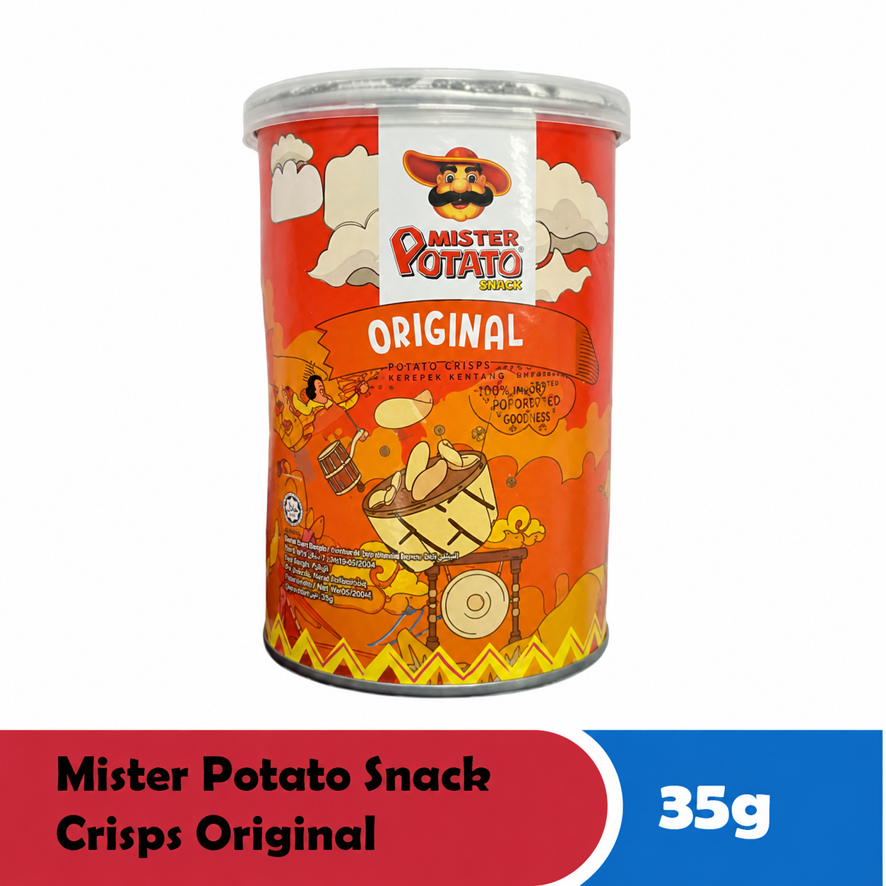 MISTER POTATO SNACK CRISPS ORIGINAL KLG 35g