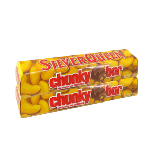 SILVER QUEEN CHOCOLATE CHUNKY BAR CASHEW PCK 26g