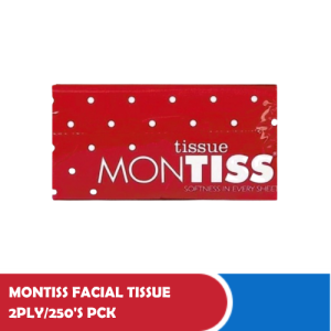 MONTISS FACIAL TISSUE 2PLY/250'S PCK