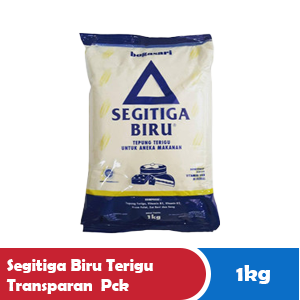 SEGITIGA BIRU TERIGU TRANSPARAN PCK 1000g
