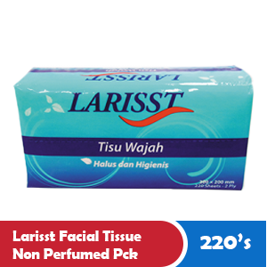 LARISST FACIAL TISSUE 220'S NON PERFUMED PCK