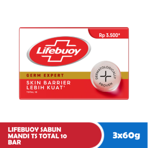 LIFEBUOY SABUN MANDI TS TOTAL 10 BAR 3x68g