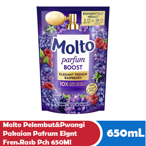 MOLTO PELEMBUT&PWANGI PAKAIAN PAFRUM ELGNT FREN.RASB PCH 650mL