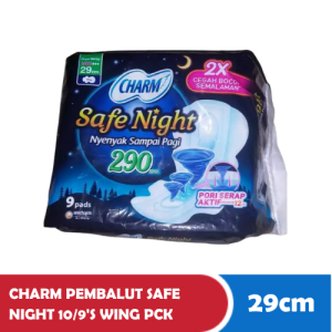 CHARM PEMBALUT SAFE NIGHT 10/9'S WING PCK 29cm