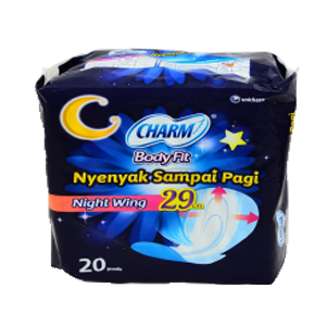 CHARM PEMBALUT SAFE NIGHT 18'S WING PCK 29cm