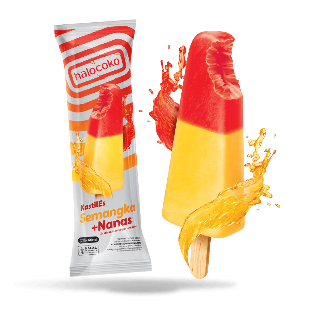HALOCOKO KASTILES SEMANGKA + NANAS 60ML