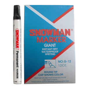SNOWMAN SPIDOL GIANT HITAM SP PCS