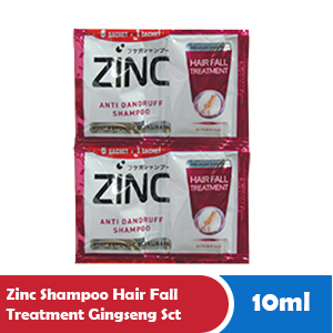 ZINC SHAMPOO HAIR FALL TREATMENT GINGSENG SCT 10mL