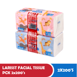 LARISST FACIAL TISSUE PCK 2x200's