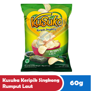 KUSUKA KERIPIK SINGKONG RUMPUT LAUT PCK 60g
