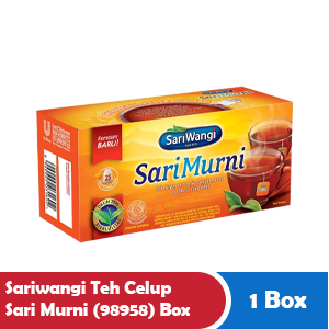 SARIWANGI TEH CELUP SARI MURNI (98958) BOX 25x1.6g