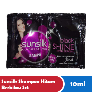 SUNSILK SHAMPOO GLOSSY BLACK SCT 10mL