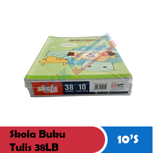SKOLA BUKU TULIS 38LB 10'S PCK