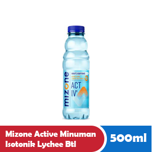 MIZONE ACTIVE MINUMAN ISOTONIK LYCHEE BTL 500mL