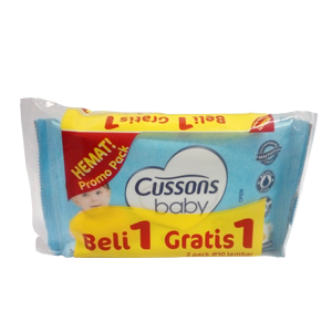 CUSSONS BABY WIPES 10'S MILD & GENTLE PCK