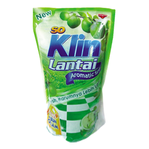 SO KLIN PEMBERSIH LANTAI REFILL APPLE & PEONY PCH 770mL/760g