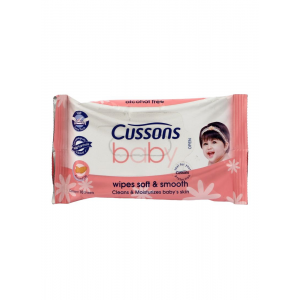 CUSSONS BABY WIPES 10'S SOFT & SMOOTH PCK