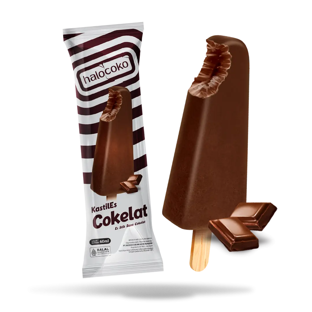 HALOCOKO KASTILES COKELAT ES STIK RASA COKELAT 60ML