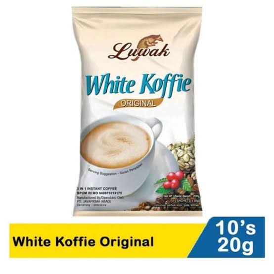 LUWAK WHITE KOFFIE ORIGINAL RCG 10x20g