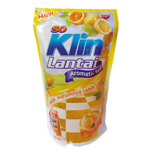 SO KLIN PEMBERSIH LANTAI REFILL LEMON ZESS PCH 770mL/760g