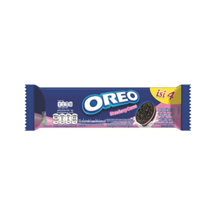 OREO BISCUIT SANDWICH STRAWBERY CREAM PCK 35g