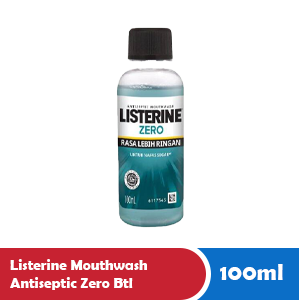 LISTERINE MOUTHWASH ANTISEPTIC ZERO BTL 100mL